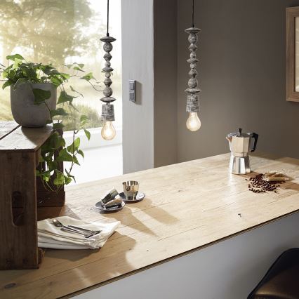 Eglo 49372 - Hanglamp AVOLTRI 1xE27/60W/230V