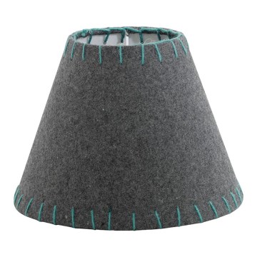 Eglo 49433 - Lampenkap VINTAGE groen geborduurd E14 doorsn. 20,5 cm