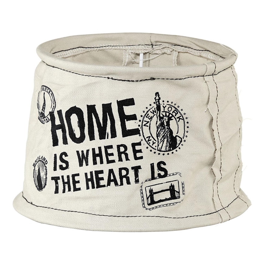 Eglo 49442 - Lampenkap VINTAGE Zak home E14 Ø 20 cm