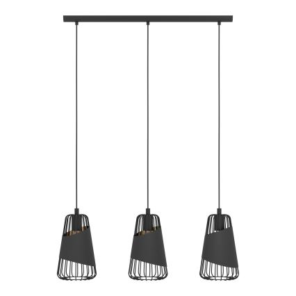 Eglo - Hanglamp aan koord 3xE27/60W/230V