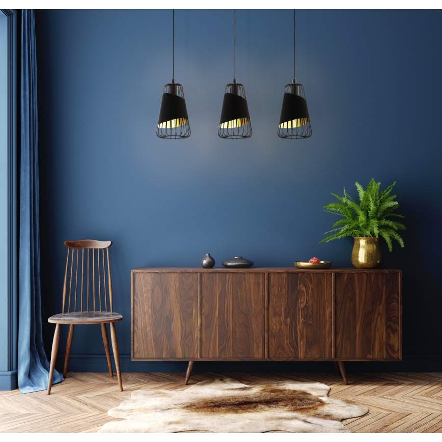 Eglo - Hanglamp aan koord 3xE27/60W/230V