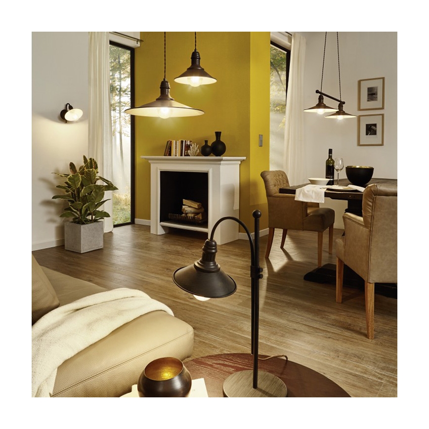 Eglo - Hanglamp 2xE27/60W/230V