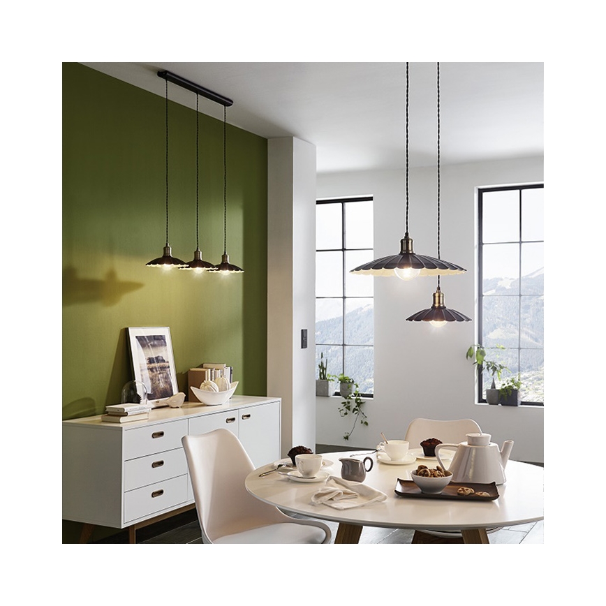 Eglo 49462 - Hanglamp HEMINGTON 1xE27/60W/230V
