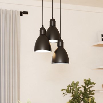 Eglo 49465 - Hanglamp PRIDDY 3xE27/60W/230V