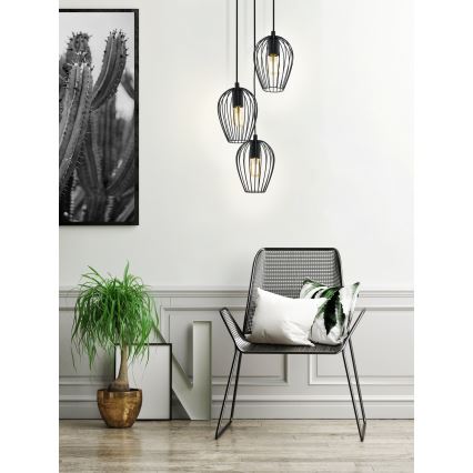 Eglo - Hanglamp 3xE27/60W/230V