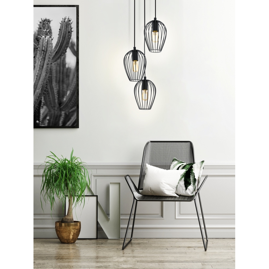 Eglo - Hanglamp 3xE27/60W/230V