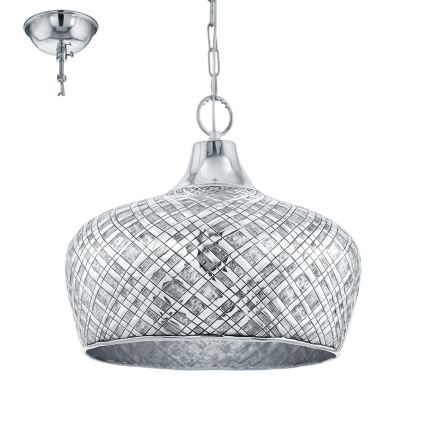 Eglo 49676 - Hanglamp SALTASH 1xE27/60W