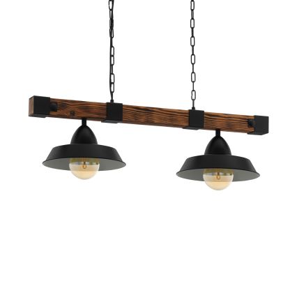 Eglo - Hanglamp aan ketting 2xE27/60W/230V