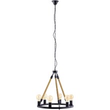 Eglo 49694 - Hanglamp aan ketting FINDLAY 6xE27/60W