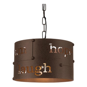 Eglo 49734 - Hanglamp aan ketting COLDINGHAM 1xE27/60W