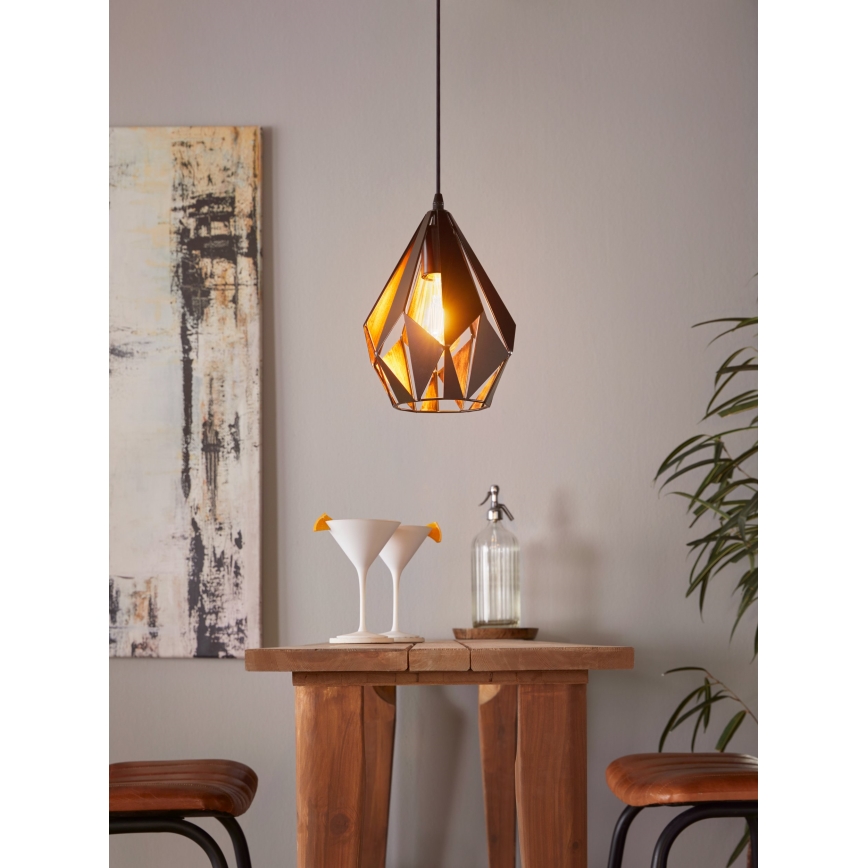 Eglo - Hanglamp aan koord 1xE27/60W/230V