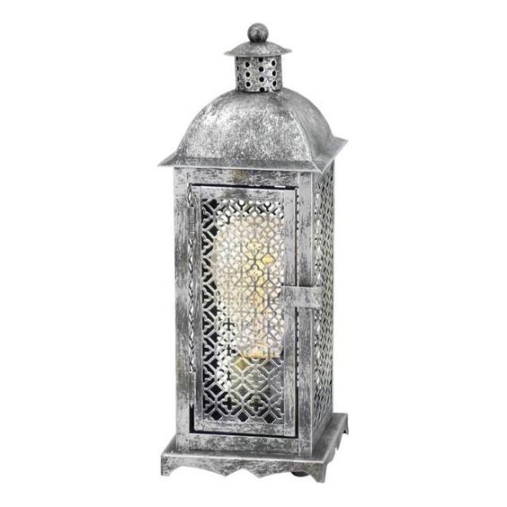 Eglo 54617 - LED Tafellamp 1xE27/4W/230V 3000K zilver