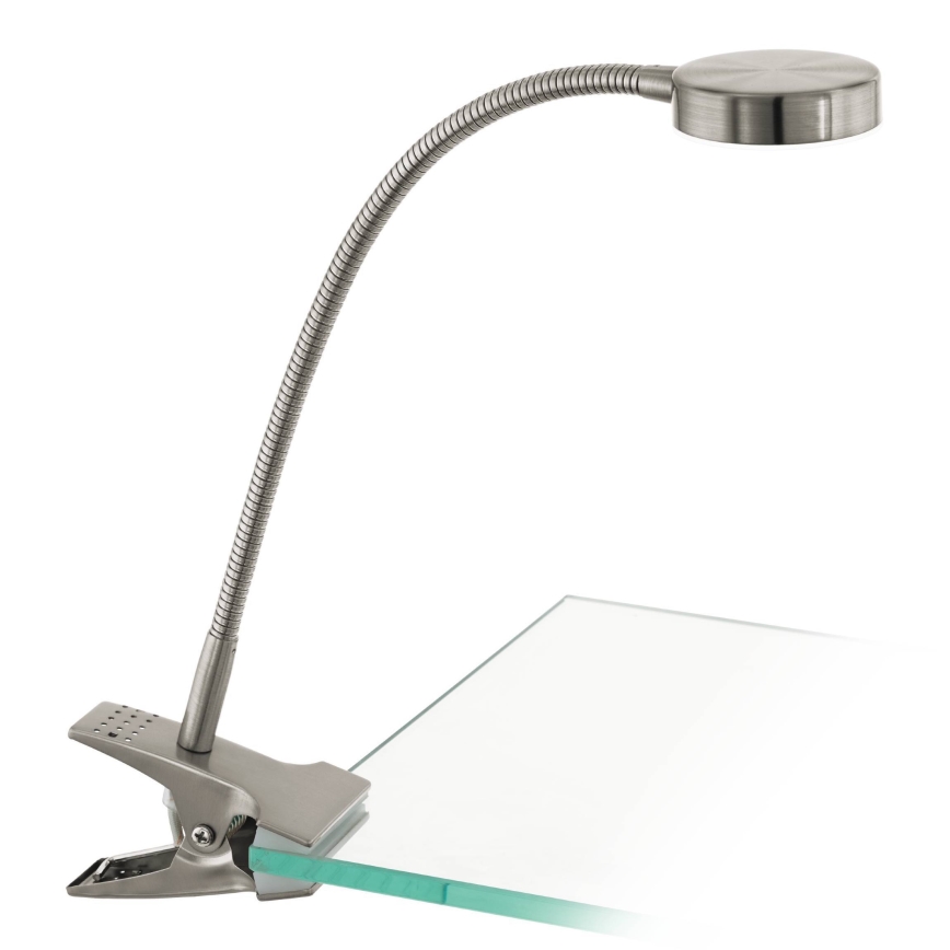 Eglo 54648 - LED Tafellamp met klem LED/4,5W/230V 3000K mat chroom