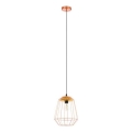 Eglo 54679 - LED-hanglamp aan kabel NATUR 1xE27/4W/230V koperen
