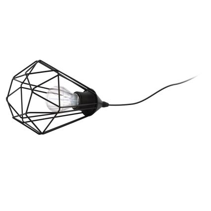 Eglo 54889 - LED Stopcontact tafellamp 1xE27/4W/230V 3000K zwart