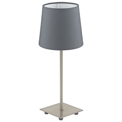 Eglo 54906 - LED Tafellamp 1xE14/6W/230V grijs/mat chroom