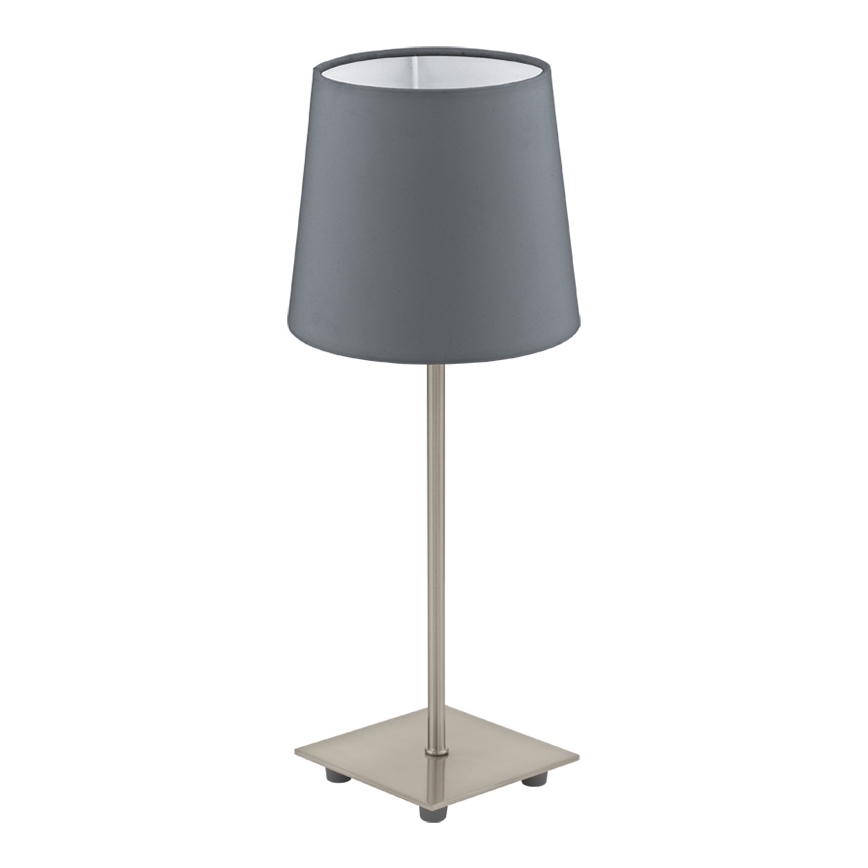 Eglo 54906 - LED Tafellamp 1xE14/6W/230V grijs/mat chroom