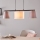 Eglo 55207 - Hanglamp aan een koord ALMEIDA 3xE14/25W/230V grijs
