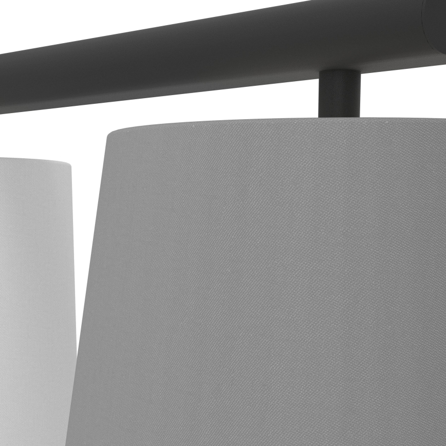 Eglo 55207 - Hanglamp aan een koord ALMEIDA 3xE14/25W/230V grijs