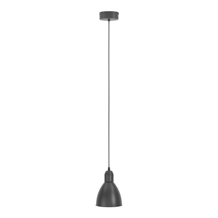 Eglo 55243 - Hanglamp PRIDDY met kabel 1xE27/60W/230V zwart