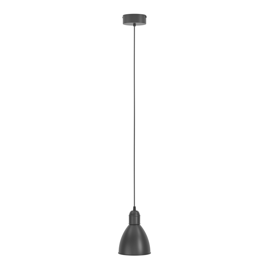 Eglo 55243 - Hanglamp PRIDDY met kabel 1xE27/60W/230V zwart