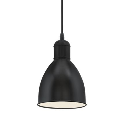 Eglo 55243 - Hanglamp PRIDDY met kabel 1xE27/60W/230V zwart
