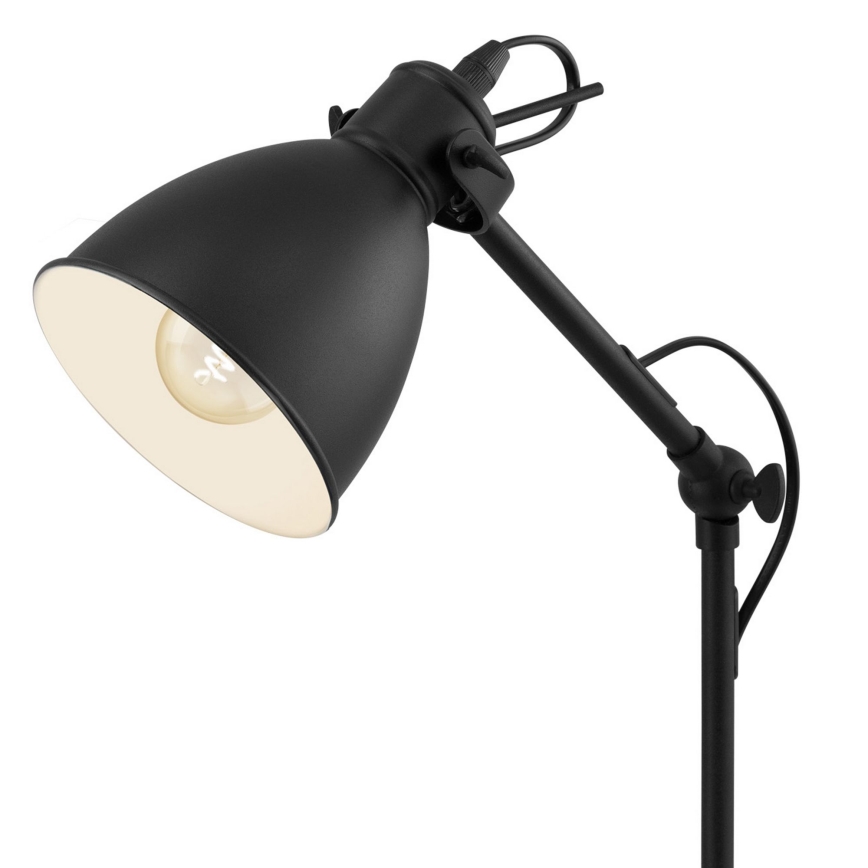 Eglo 55251 - Tafellamp PRIDDY 1xE27/40W/230V zwart