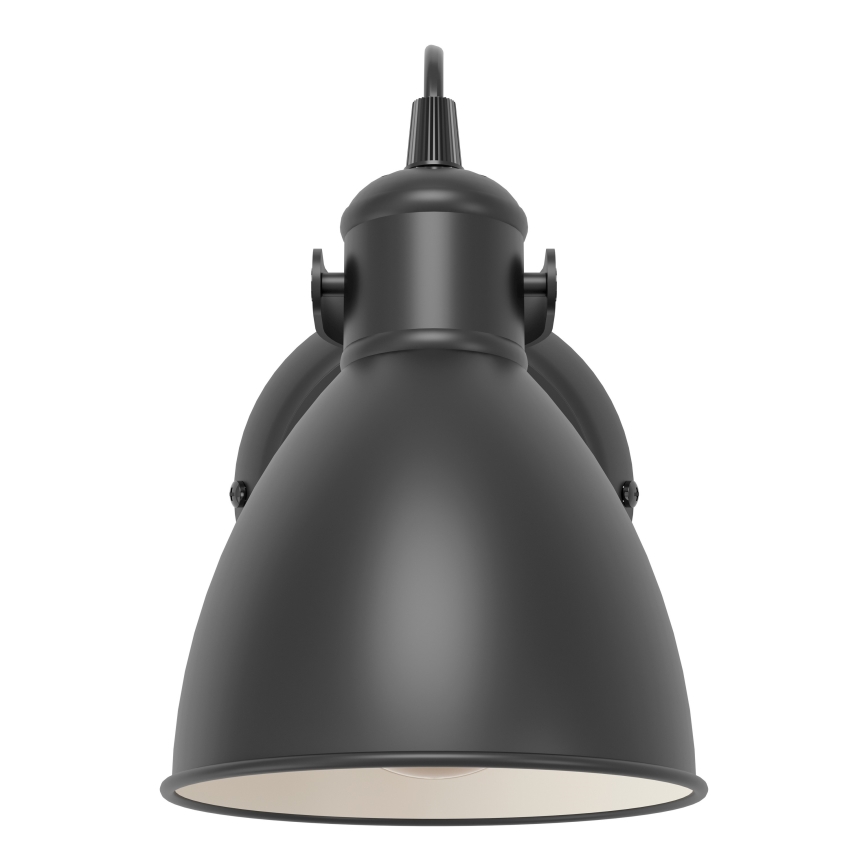 Eglo 55261 - Wandlamp PRIDDY 1xE27/40W/230V zwart