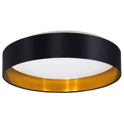 Eglo 55267 - LED plafondlamp MASERLO LED/16W/230V 3000K Ø 40,5 cm zwart/koper