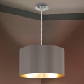 Eglo 55269 - Hanglamp aan een koord MASERLO 1xE27/60W/230V bruin