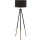 Eglo 55291 - Staande lamp BIDFORD 1xE27/60W/230V zwart/bruin