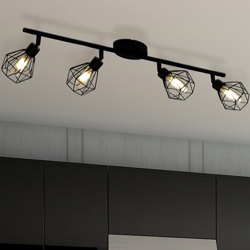 Eglo 55301 - LED-spot ZAPATA 4xG9/3W/230V zwart