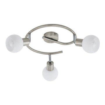 Eglo 55427 - LED-plafondspot 3xE14/4W/230V Ø 27 cm mat chroom