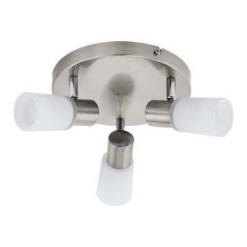 Eglo 55428 - LED-spotarmatuur 3x E14/4W/230V Ø 21 cm mat chroom