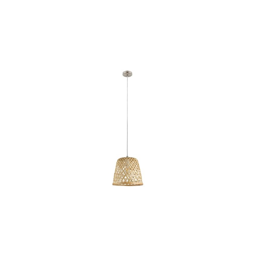 Eglo 55696 - Hanglamp met kabel KIRKCOLM 1xE27/60W/230V beige