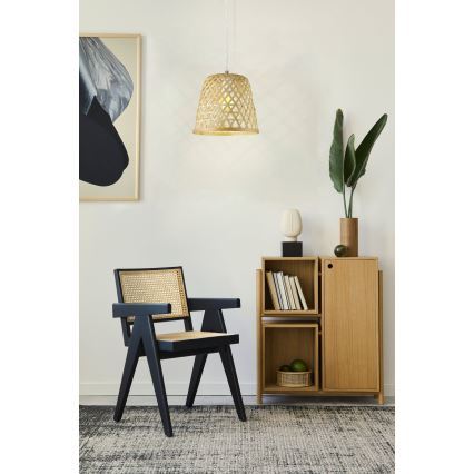 Eglo 55696 - Hanglamp met kabel KIRKCOLM 1xE27/60W/230V beige