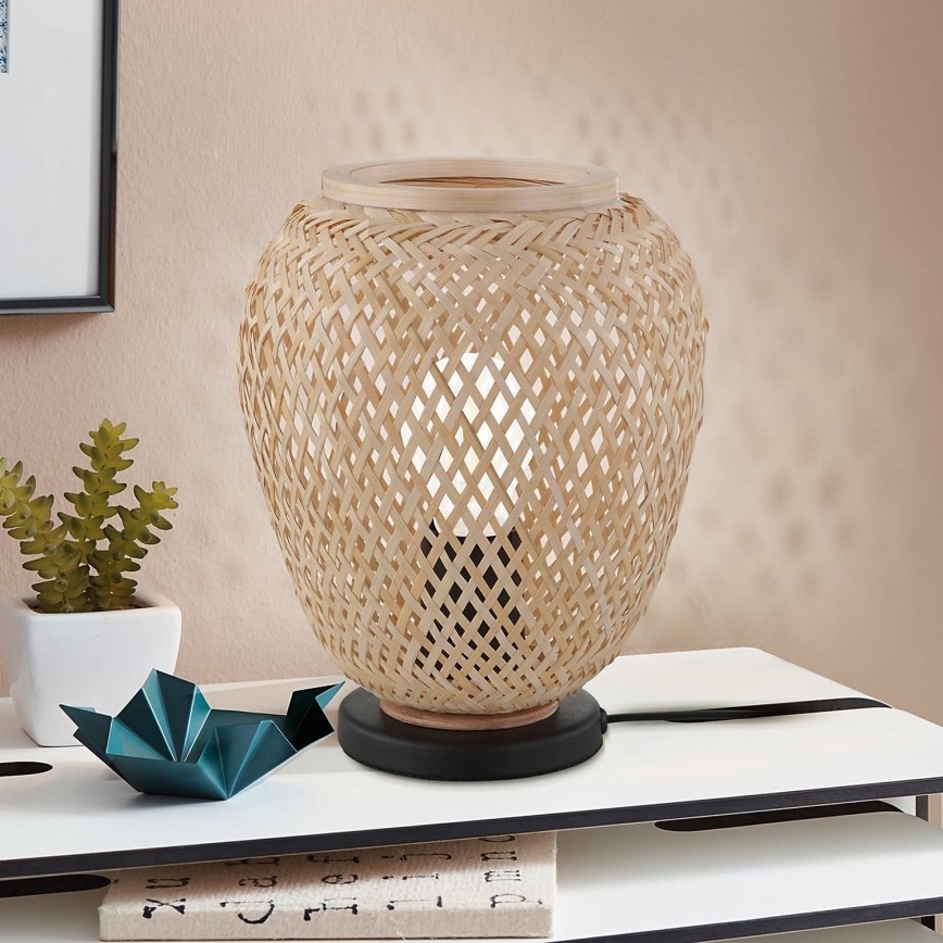 Eglo 55699 - Tafellamp DEMBLEBY 1xE27/40W/230V beige