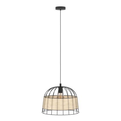 Eglo 55709 - Hanglamp aan een koord ANWICK 1xE27/40W/230V rotan