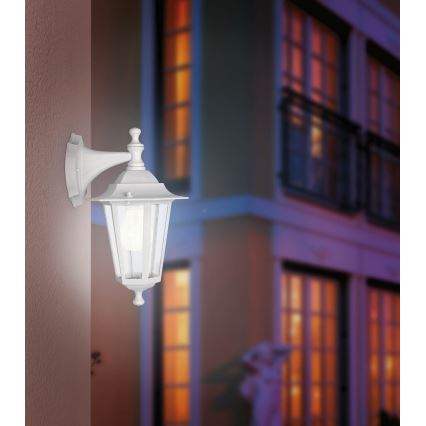 Eglo 55764 - LED buitenwandlamp 1xE27/4W/230V IP44 wit