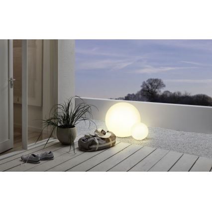 Eglo 55786 - LED RGBW Buitenlamp MONTEROLO-C 1xE27/9W/230V 2700-6500K IP65 Ø 30 cm + afstandsbediening