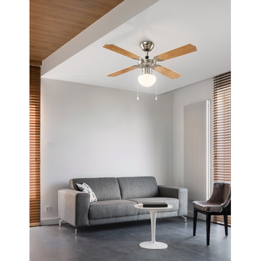 Eglo 56035 - LED-plafondventilator 1x E27/4,9W/230V 3000K Ø 106,6 cm