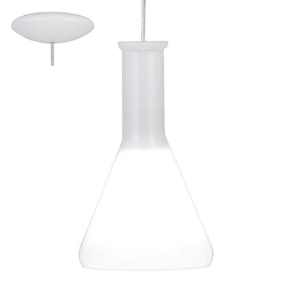 Eglo 62264 - Hanglamp aan een koord PASCOA PRO 1xE27/60W/230V 16,8 cm wit