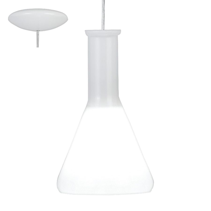 Eglo 62264 - Hanglamp aan een koord PASCOA PRO 1xE27/60W/230V 16,8 cm wit