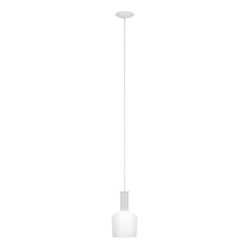 Eglo 62265 - Hanglamp aan een koord PASCOA PRO 1xE27/60W/230V 15,6 cm wit
