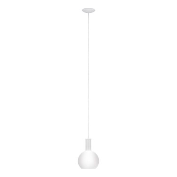 Eglo 62266 - Hanglamp aan een koord PASCOA PRO 1xE27/60W/230V 20 cm wit