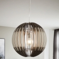 Eglo 63256 - Hanglamp OLMERO PRO met snoer 1x E27/60W/230V Ø 40 cm grijs/wit