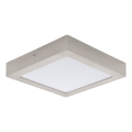 Eglo 64721 -LED Plafondlamp FUEVA PRO LED/19W/230V 4000K 22,5x22,5 cm mat chroom