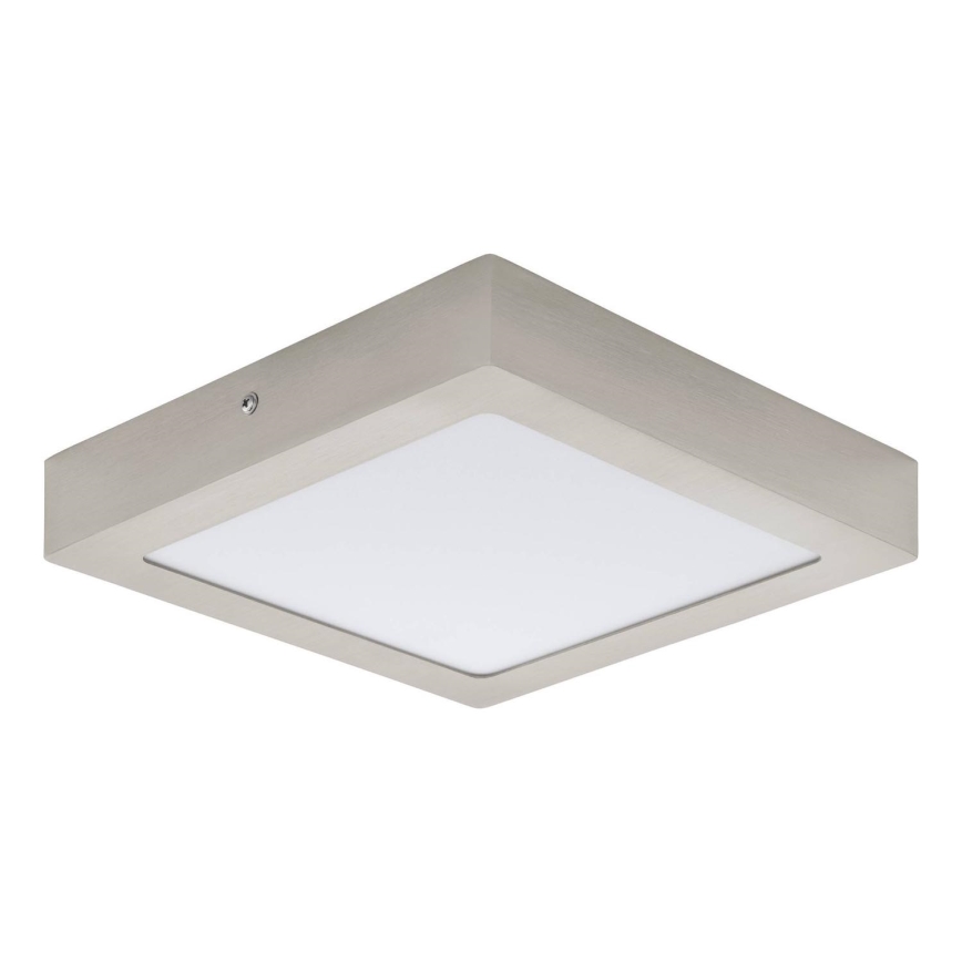 Eglo 64721 -LED Plafondlamp FUEVA PRO LED/19W/230V 4000K 22,5x22,5 cm mat chroom
