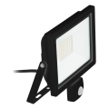 Eglo 64869 - LED Schijnwerper met sensor FILETTI LED/10W/230V 3000K IP44 zwart