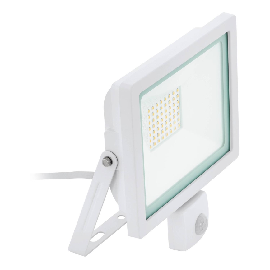 Eglo 64886 - LED Schijnwerper met sensor FILETTI LED/50W/230V 4000K IP44 wit